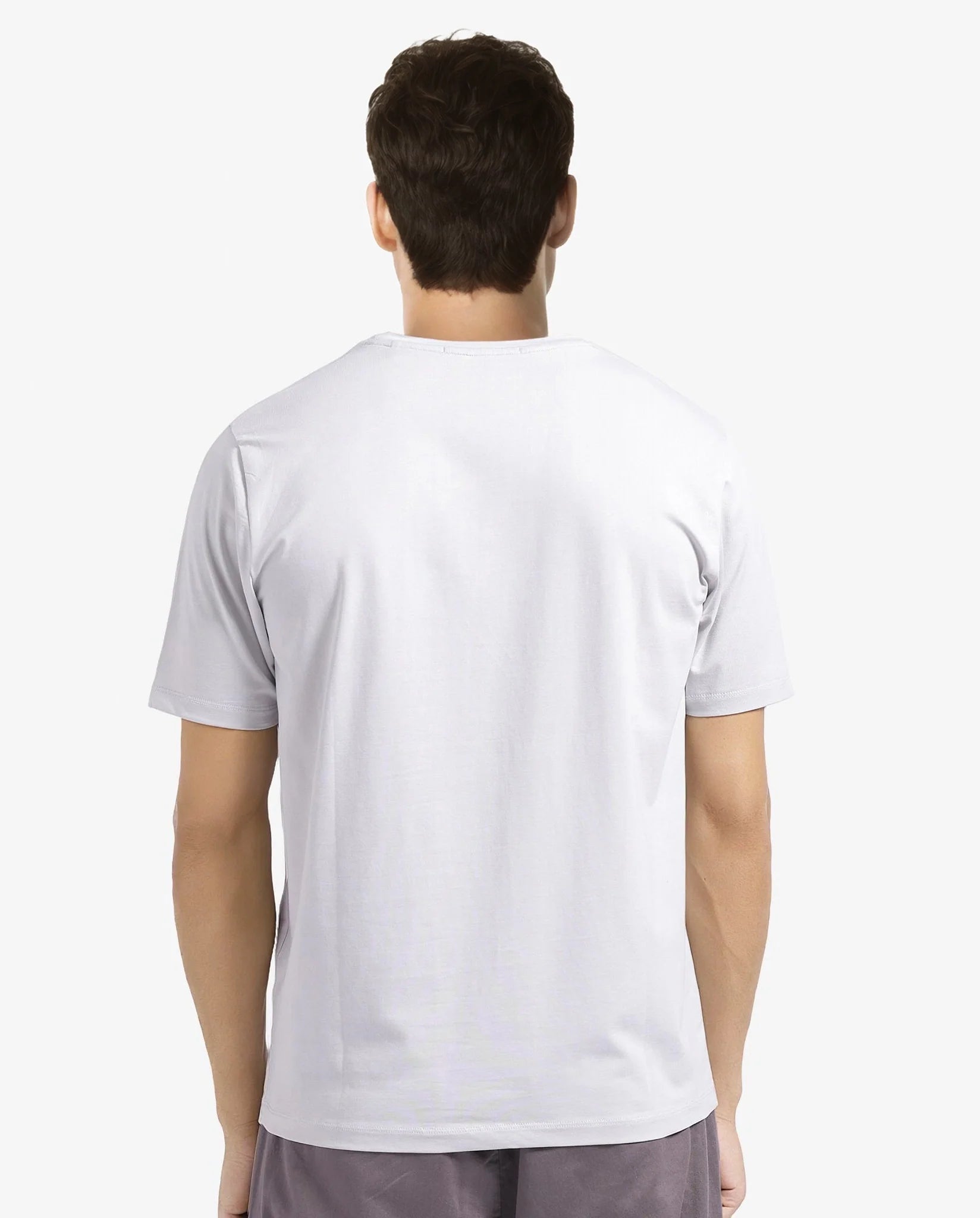 Rare Rabbit Men Let Dark Grey Cotton Lycra Fabric Short Sleeve Crew Neck Regular Fit Typography Print T-Shirt