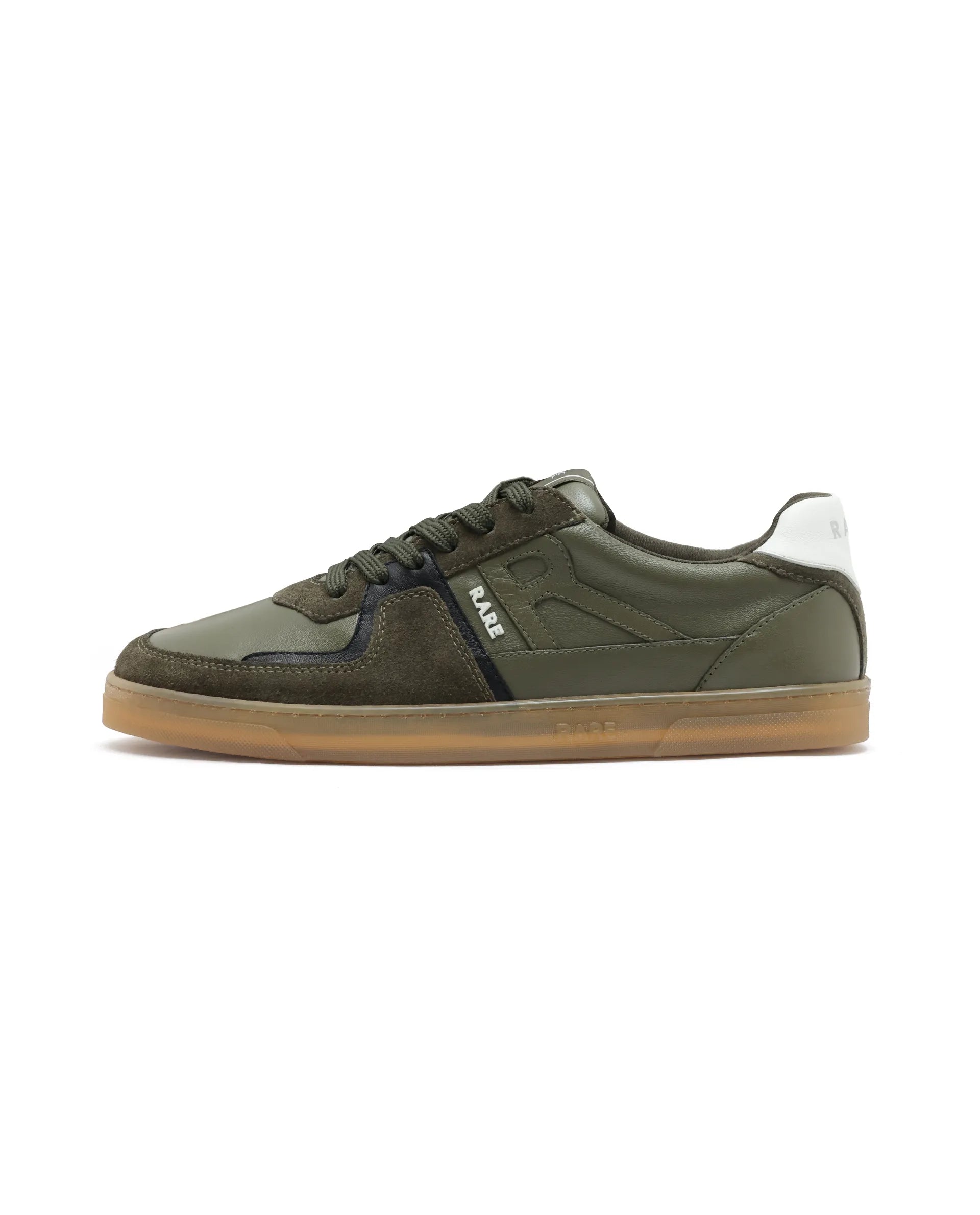 Rare Rabbit Men Pegasus Olive Lace-Up Shoes