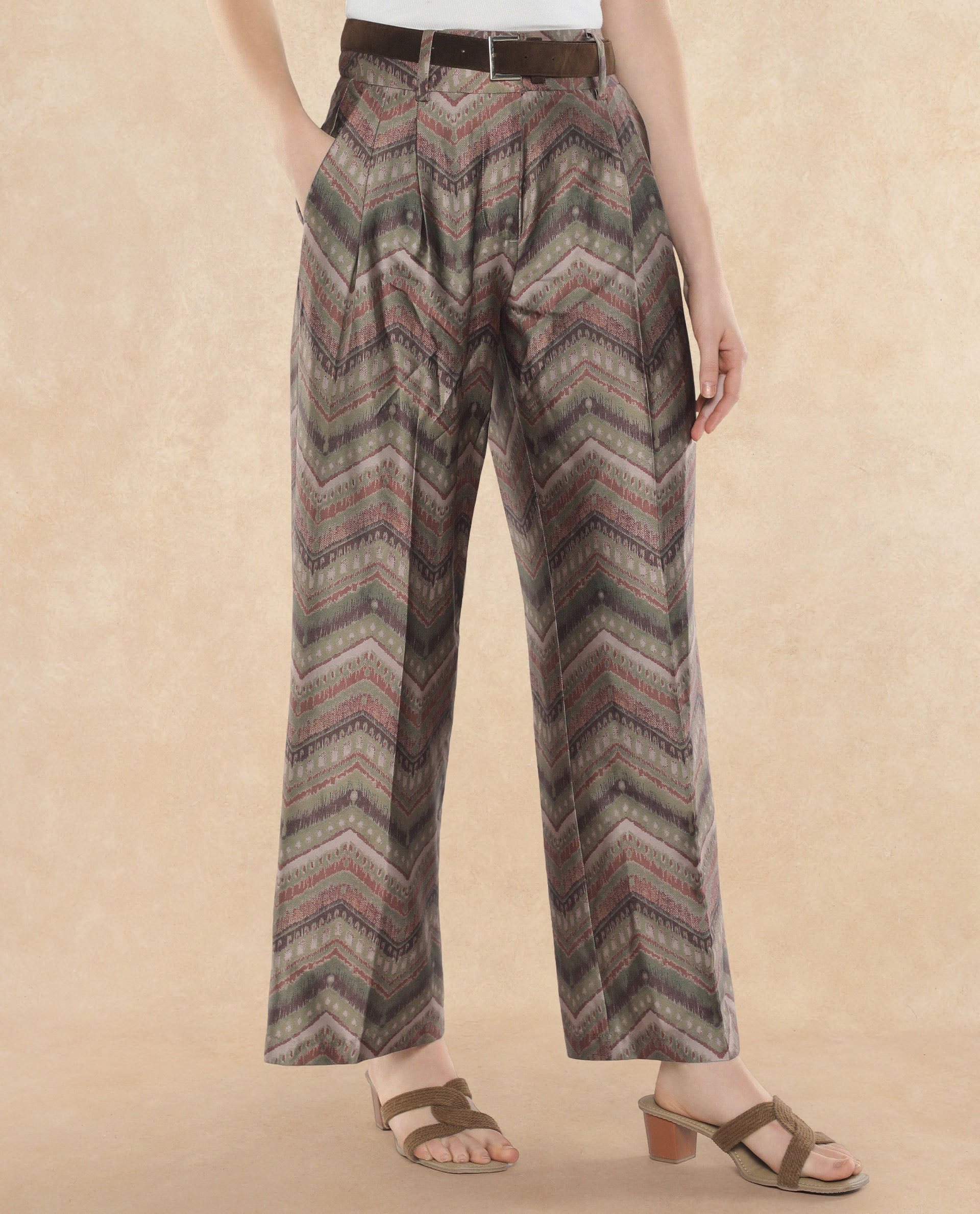 Rareism Women Scilla Multi Printed Trouser