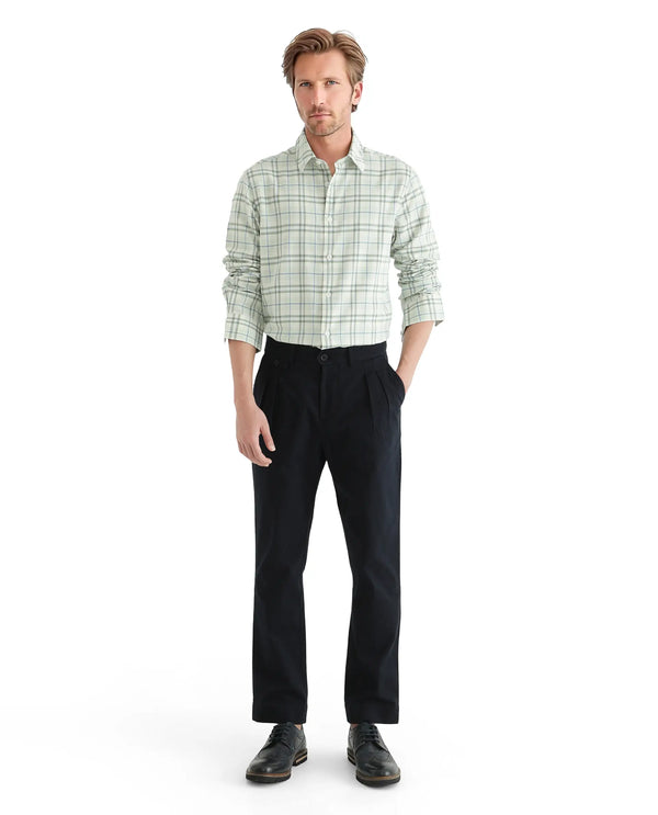 Rare Rabbit Men's Volgos Pastel Green Cotton Fabric Full Sleeve Regular Fit Check Printed ShirtClosure Printed Shirt