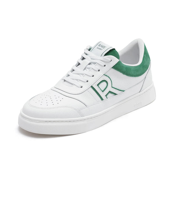 Rare Rabbit Men Axiom Green Premium Suede Genuine Leather Dualtone Lace-Up Shoes