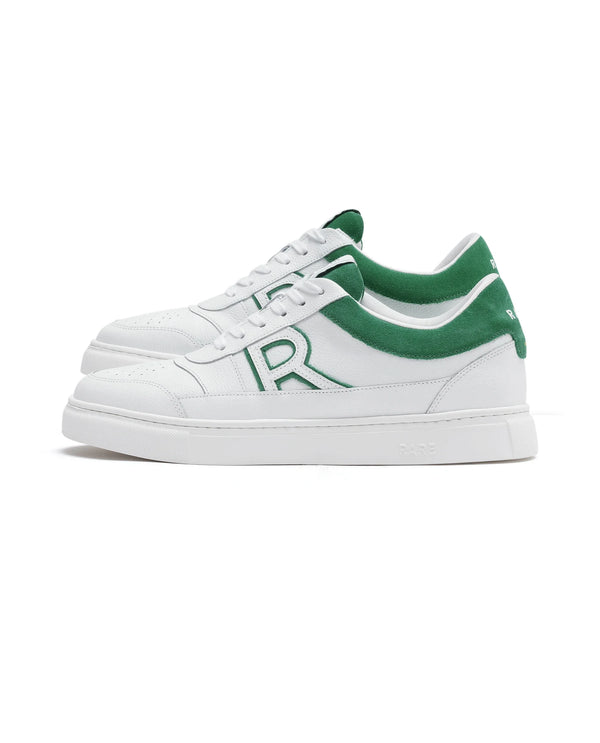 Rare Rabbit Men Axiom Green Premium Suede Genuine Leather Dualtone Lace-Up Shoes