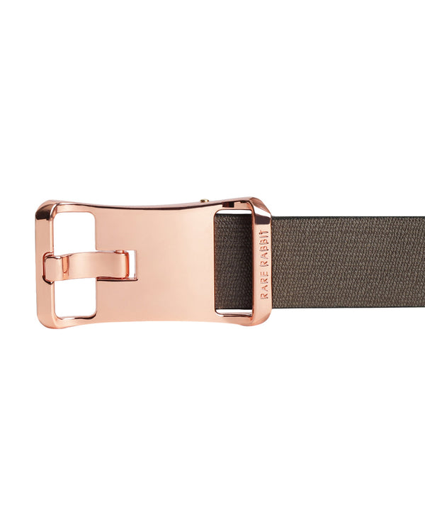 Rare Rabbit Men'S Barton White Belt Leather