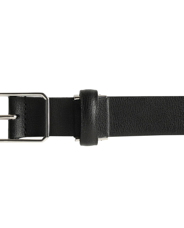 Rare Rabbit Men'S Cult Black Belt Leather