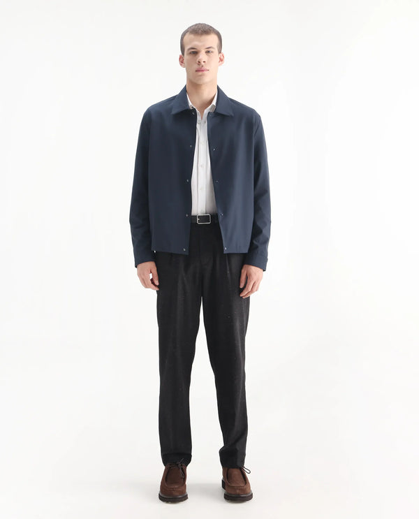 Rare Rabbit Men Biot Black Cotton Elastane Fabric Mid Rise Fantasy Print Pleated Plain Trouser