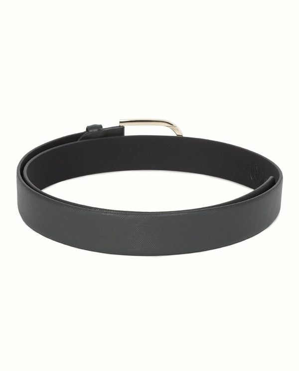 Rare Rabbit Men'S Luxur Green Belts Leather Fabric