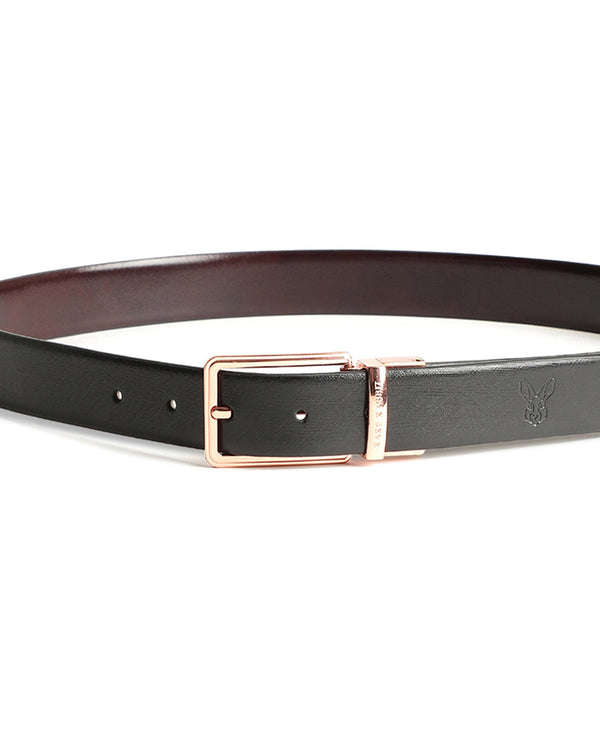 Rare Rabbit Men'S Saint Brown Belt Leather