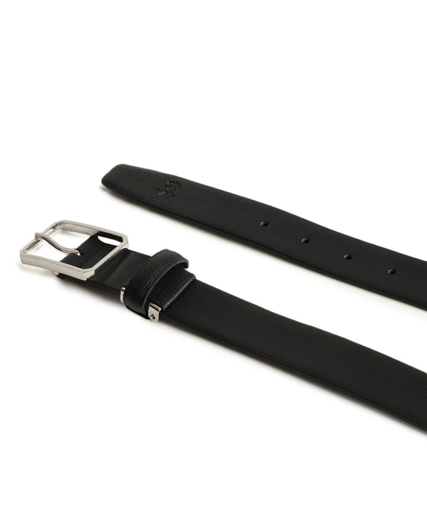 Rare Rabbit Men'S Cult Black Belt Leather