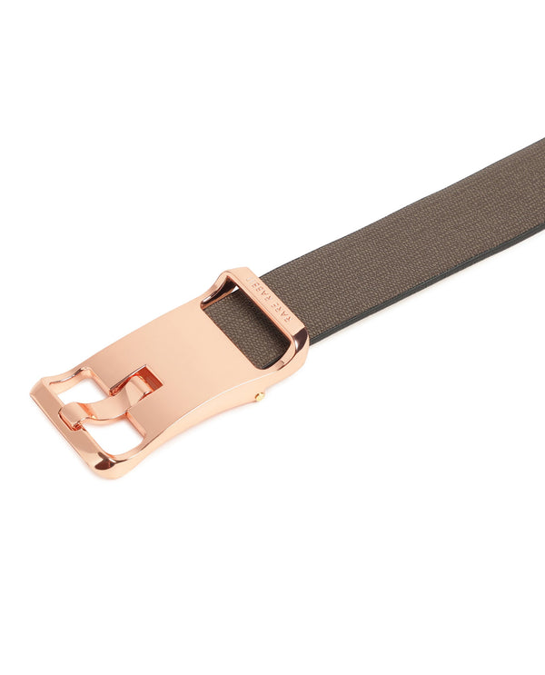 Rare Rabbit Men'S Barton White Belt Leather