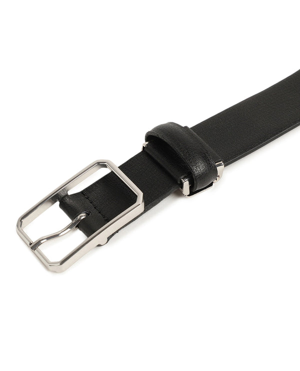 Rare Rabbit Men'S Cult Black Belt Leather