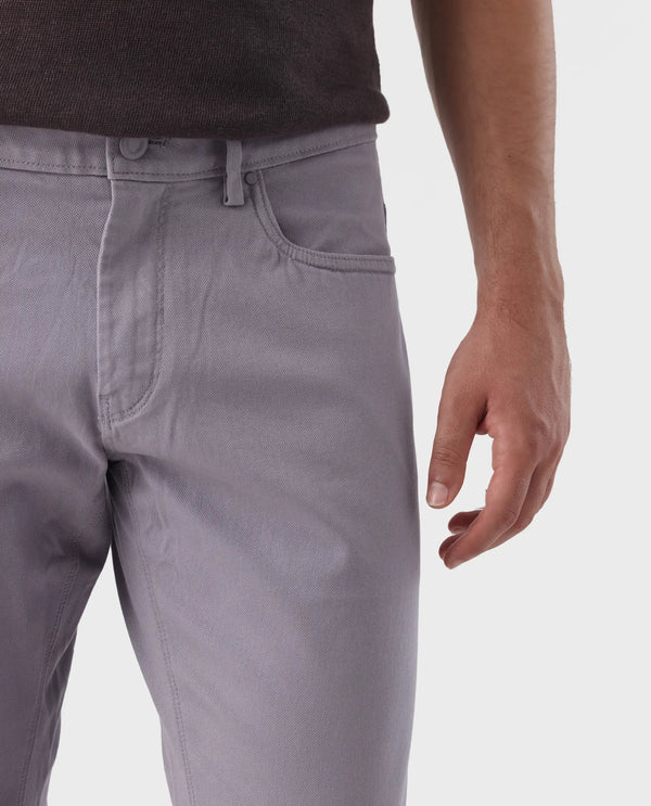 Rare Rabbit Men's Spoke - 24 Pastel Purple Linen Solid Trousers