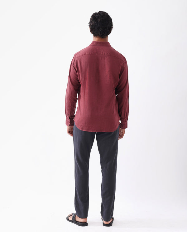 Rare Rabbit Men Pastor-3 Black Drawstring Closure Plain Trouser