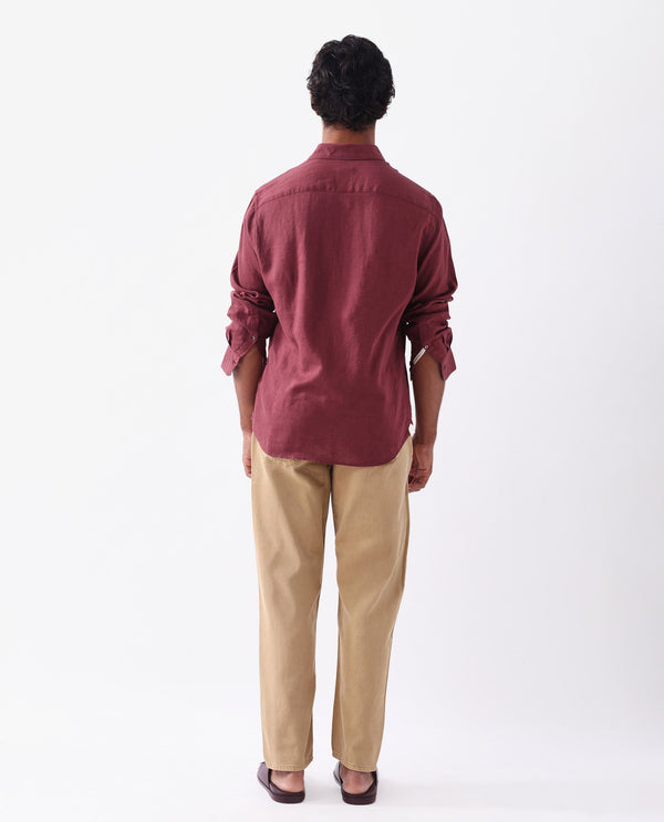 Rare Rabbit Men Arvi Mustard Cotton Fabric Button and Zip Closure Mid Rise Garment Dyed Plain Jeans