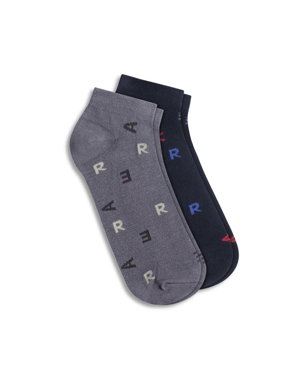 Rare Rabbit Men Alf Assorted Low Ankle Socks
