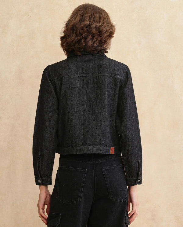 Rareism Women Allin Primary Black Full Sleeve Jacket