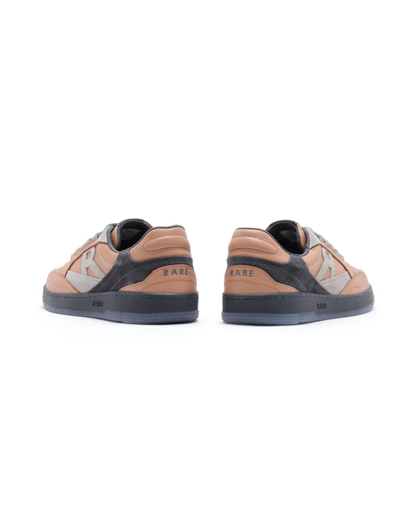 Rare Rabbit Men's Amur Orange Plain Shoes