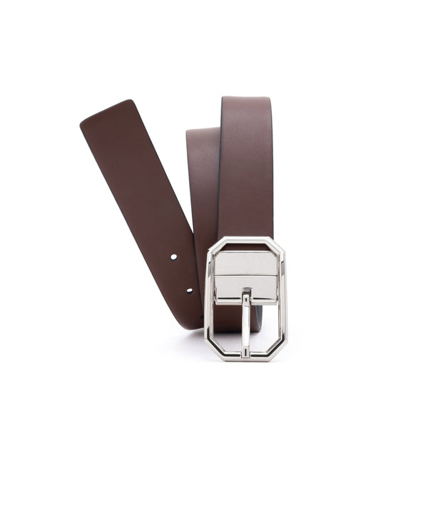 Rare Rabbit Men'S Lionor Black Belt Leather