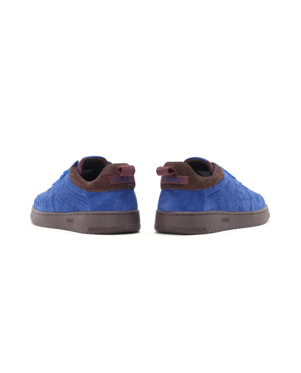 Rare Rabbit Men's Banes Blue Genuine Suede Leather Low-top Lace Up Sneaker Shoes