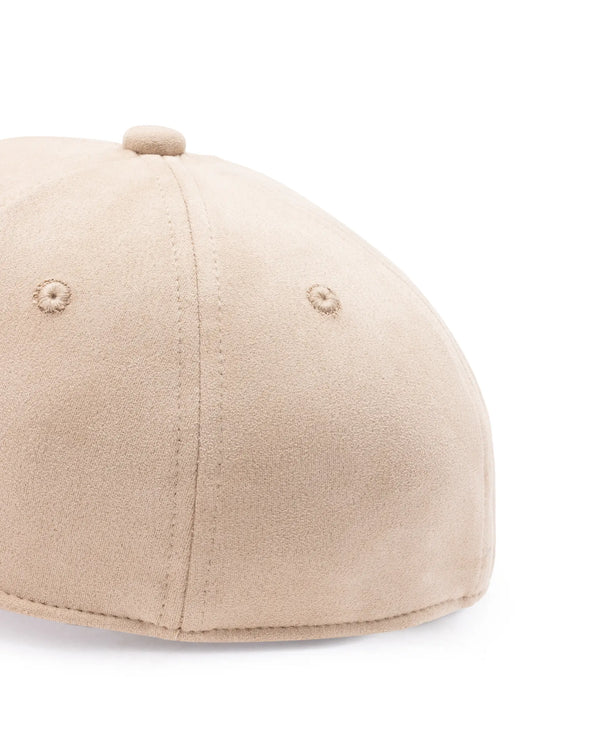 Rare Rabbit Men Base Beige Monotone Color Silicone Badge Branding Cap