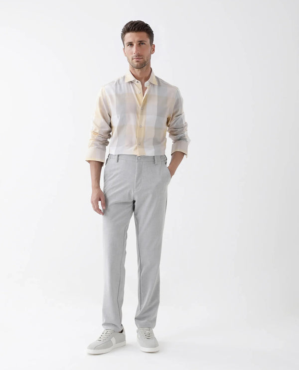 Rare Rabbit  Men's Bene Multi Cotton Fabric Checks Regular Fit Shirt