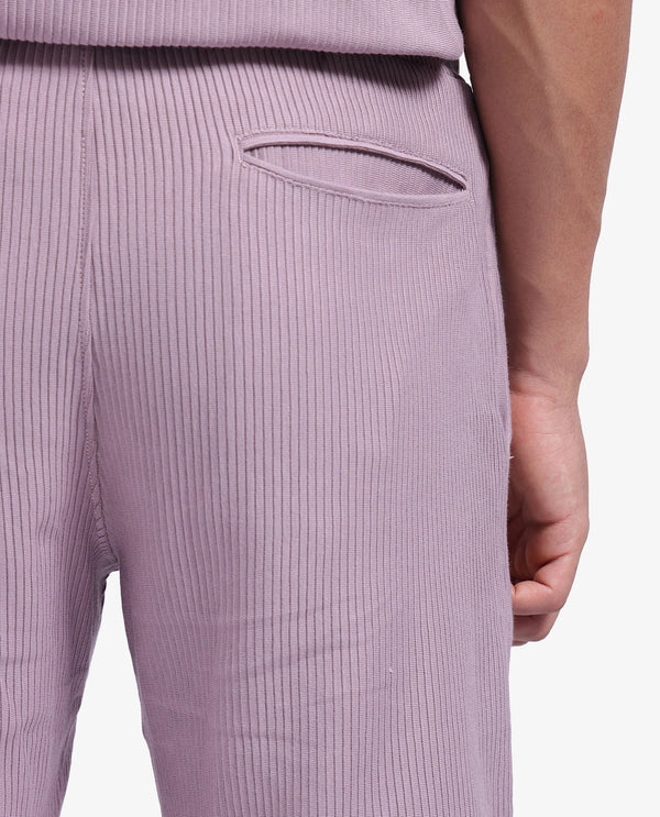 Rare Rabbit Men Breto-1 Dusky Pink Button Closure Regular Fit Plain Shorts