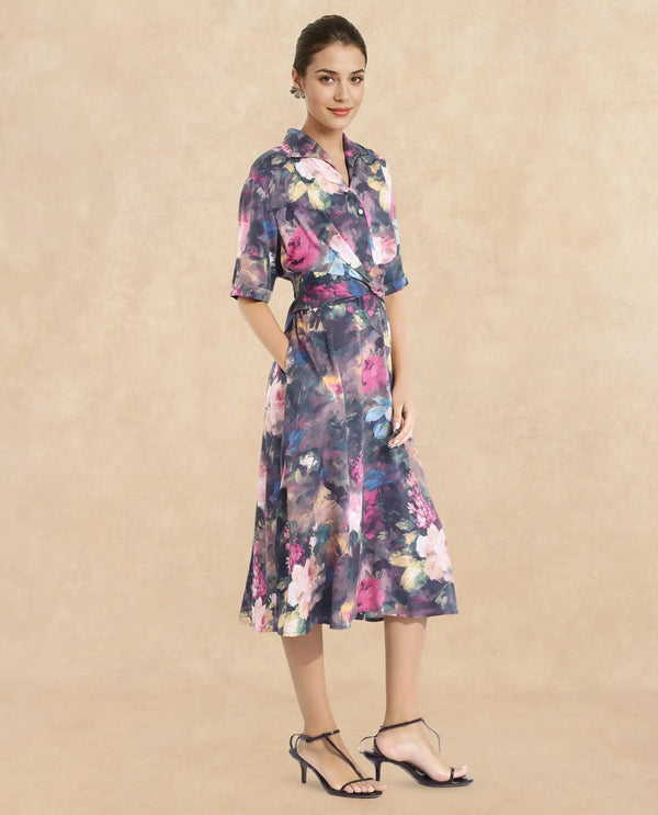 Rareism Women Buzhi Multi Printed Dress