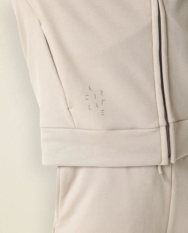 Rareism Women Capper Beige Cotton Blend Fabric Full Sleeves Solid Hooded Jacket