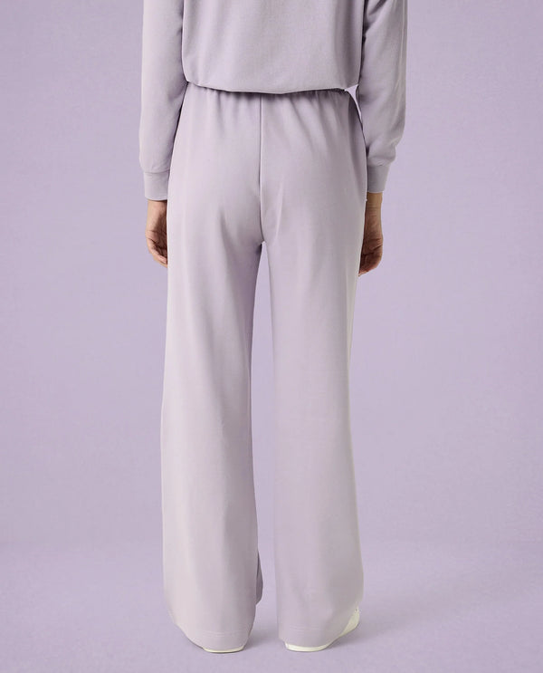 Rareism Women Capsule Light Pink Cotton Blend Fabric Relaxed Fit Solid Mid Rise Ankle Length Track Pant