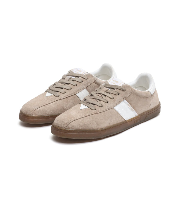 Rare Rabbit Men Classo Dark Beige Lace-Up Closure Sneaker