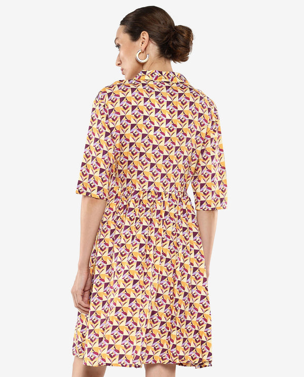 Rareism Women's Cleokap Multi Printed Dress