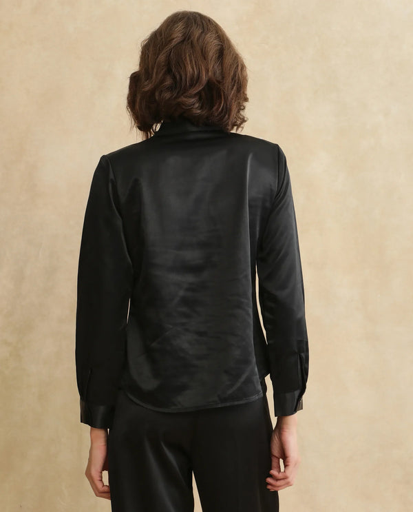 Rareism Women Derep Primary Black  Shirt