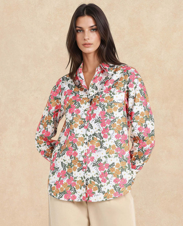 Rareism Women Desantis Multi Printed Shirt
