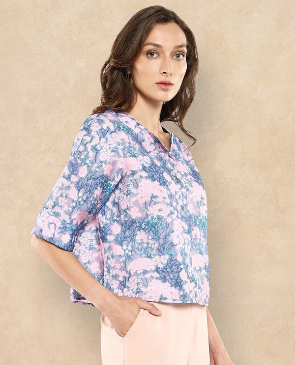 Rareism Women Duncano Multi Printed Top