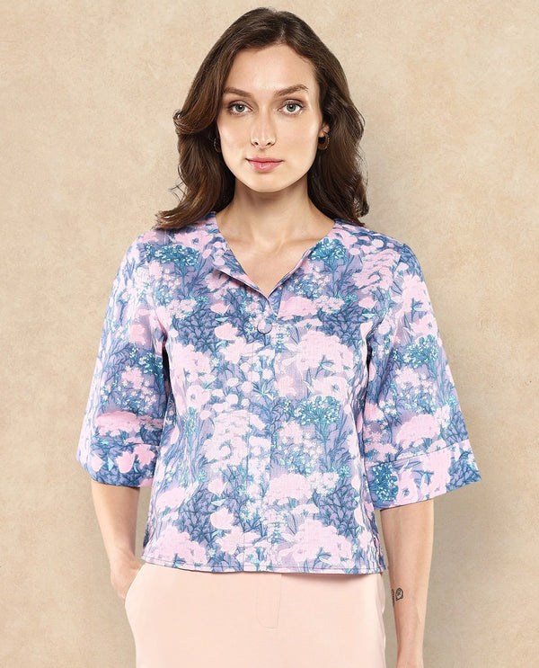 Rareism Women Duncano Multi Printed Top