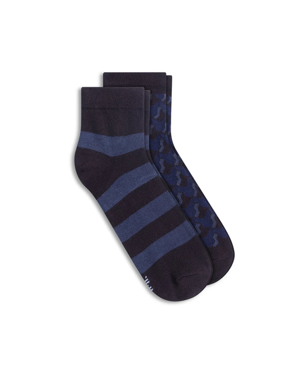 Rare Rabbit Men Durab & Cont Assorted High Ankle Socks