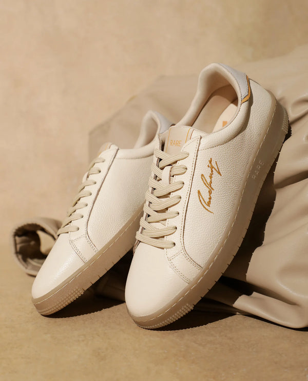 Rare Rabbit Men Elton Beige Lace-Up Closure Sneaker