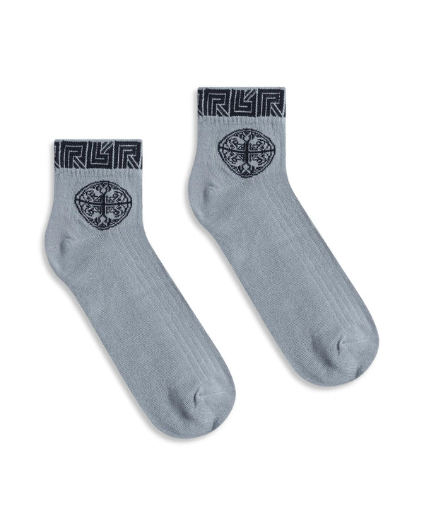 Rare Rabbit Men Emb Assorted High Ankle Socks