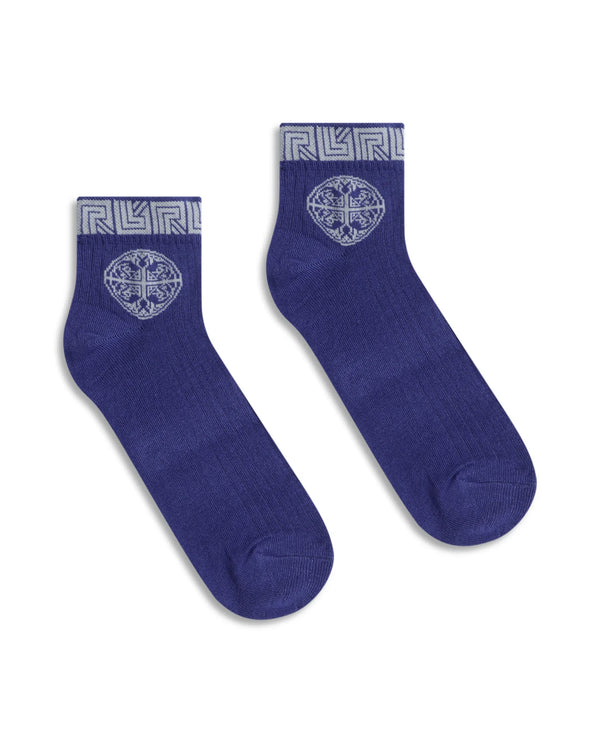 Rare Rabbit Men Emb Assorted High Ankle Socks