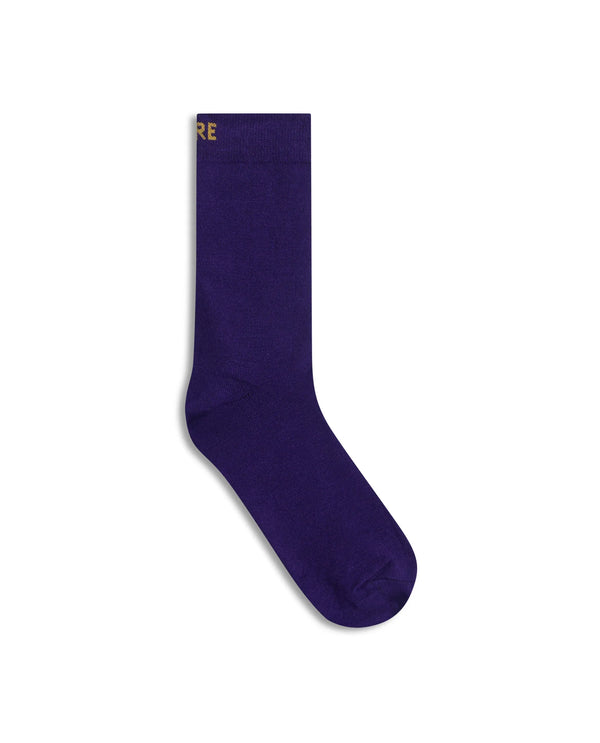 Rare Rabbit Men'S Full Socks Purple Socks
