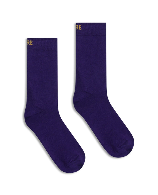 Rare Rabbit Men'S Full Socks Purple Socks