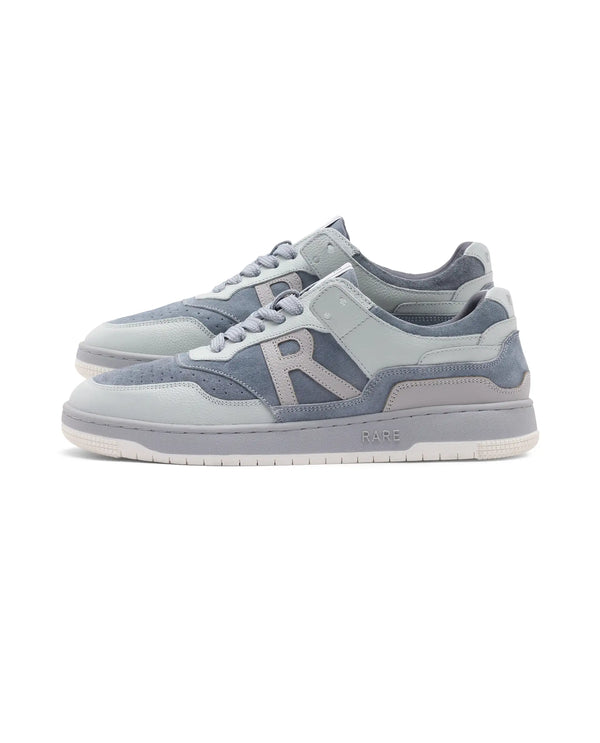 Rare Rabbit Men's Gabbs Grey Plain Shoes
