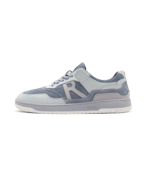 Rare Rabbit Men's Gabbs Grey Plain Shoes