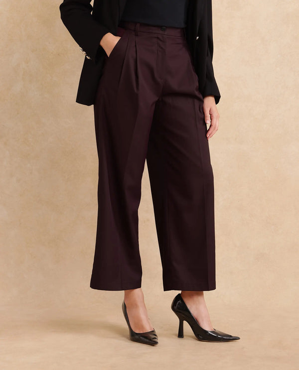 Rareism Women Simany Primary Purple Trouser