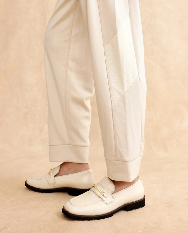 Rareism Women Hastane Primary Off White  Track Pant