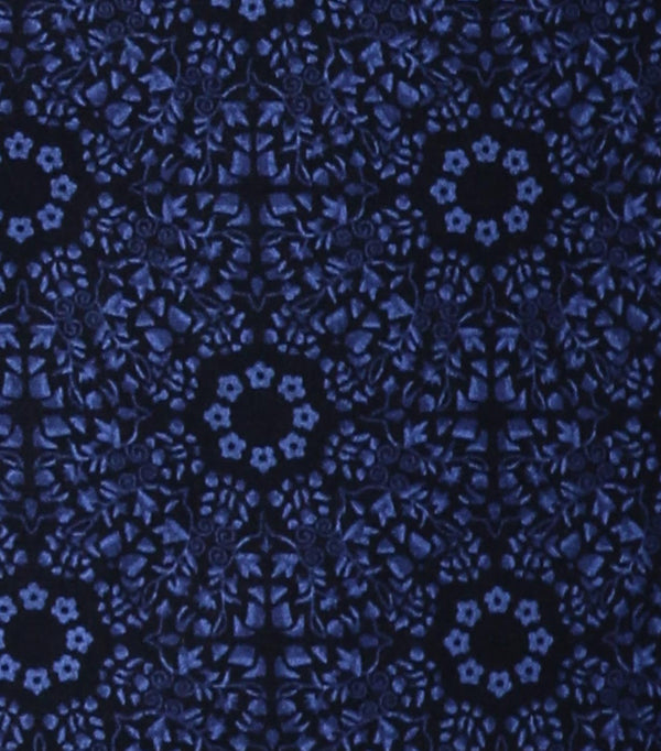 RARE RABBIT MEN'S NIGHT BLUE BOXERS PRINTED MID RISE
