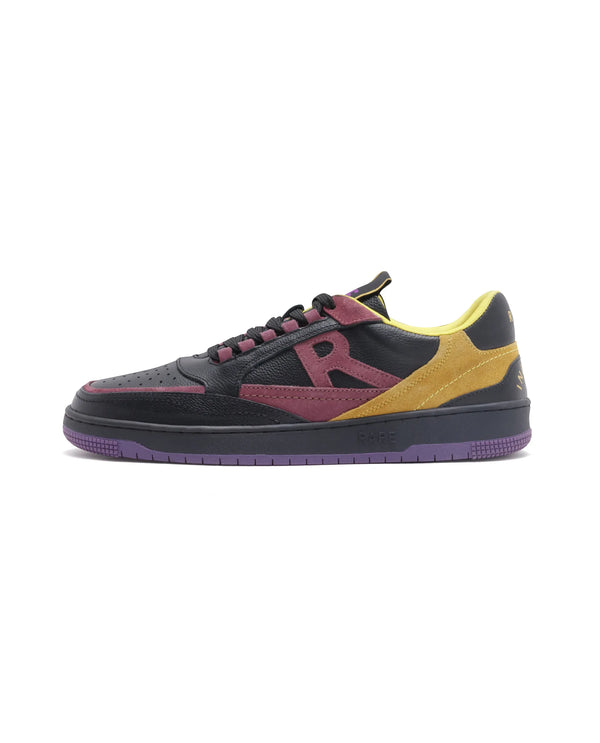 Rare Rabbit Men Inferno Black Lace-Up Closure Sneaker