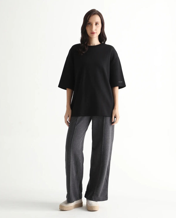 Rareism Women Inout Dark Grey  Track Pant