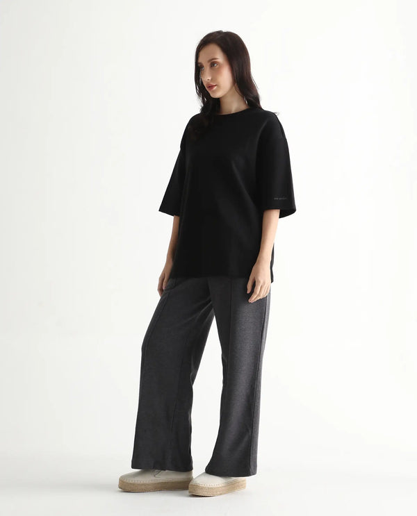 Rareism Women Inout Dark Grey  Track Pant