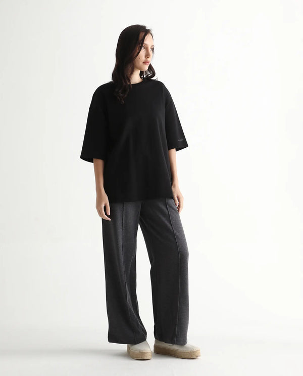 Rareism Women Inout Dark Grey  Track Pant