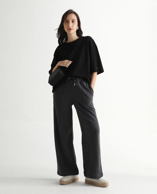 Rareism Women Inout Dark Grey  Track Pant
